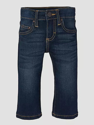 Wrangler Baby Boy Adjustable Western Jean (Dark Blue)10PQJ136D