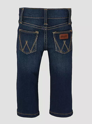 Wrangler Baby Boy Adjustable Western Jean (Dark Blue)10PQJ136D