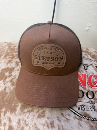 Stetson Born On The Trail Cap (Brown)-SCOLTT-0051