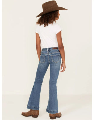 Rock&Roll Girls Star Trouser Jeans (Mid Vintage) RRGD5MRZQJ
