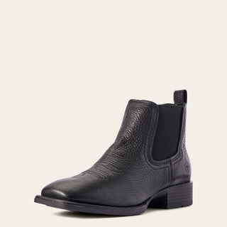 Ariat Men’s Booker Ultra Wide Square Western Boot (BLACK) 10031453