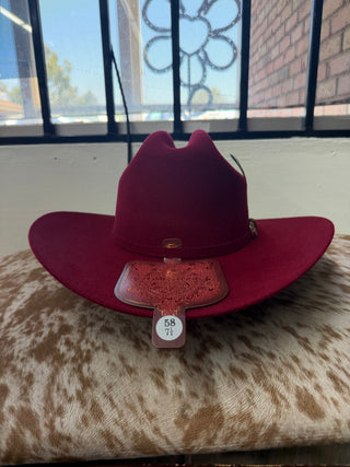 Tombstone 20x Chaparral Felt Hat(Tinto)