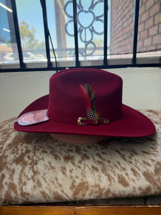 Tombstone 20x Chaparral Felt Hat(Tinto)