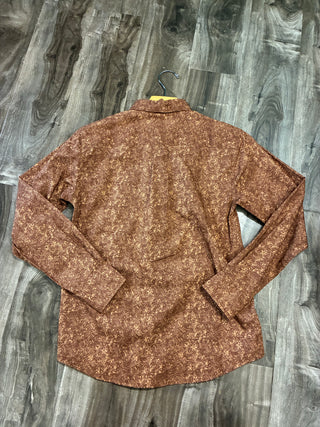 Cinch Boys LS Button Down Shirt (Brown) MTW7060359
