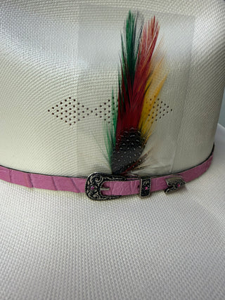 Stone 1000X Reina Del Sur Straw Hat(Pink)