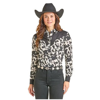 PANHANDLE SLIM LADIES YOKED SNAP SHIRT (COWHIDE) LWN2S07056