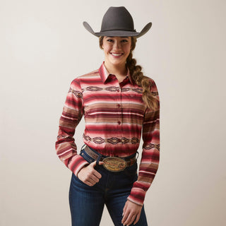 Women Team Kirby Stretch Shirt( Blushing Serape)-10046564