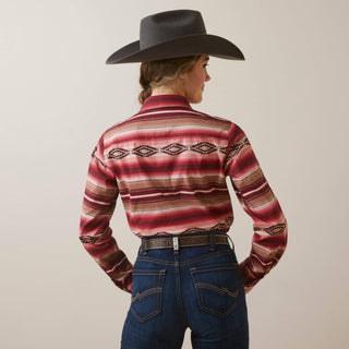 Women Team Kirby Stretch Shirt( Blushing Serape)-10046564