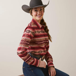 Women Team Kirby Stretch Shirt( Blushing Serape)-10046564