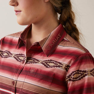 Women Team Kirby Stretch Shirt( Blushing Serape)-10046564