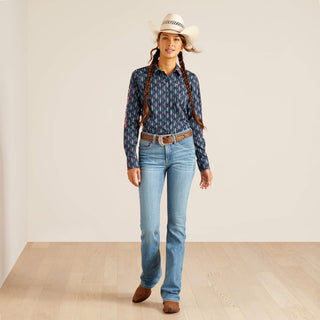Team Kirby Stretch Shirt (Navy/Pink)-10048885
