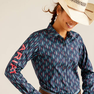 Team Kirby Stretch Shirt (Navy/Pink)-10048885