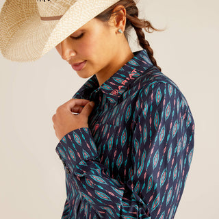 Team Kirby Stretch Shirt (Navy/Pink)-10048885