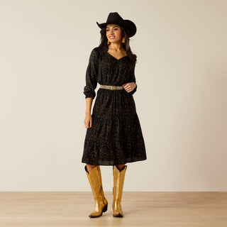 Ariat Women’s Blinged Out Midi Dress (Black) 10053967