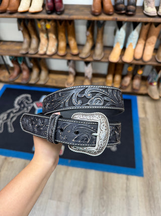 Ariat Women’s Vine Embossed Belt (Black) A1565001