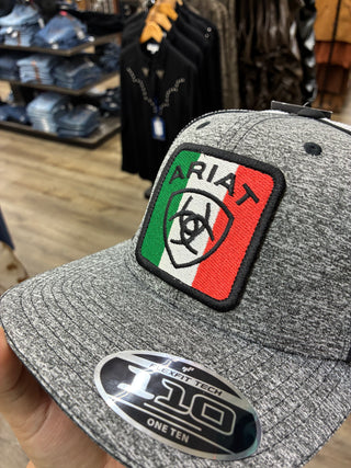 Ariat Men’s Mexican Flag Logo Cap (Gray/White) A300015106