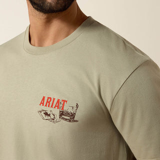 Ariat Whiskey Uno Classic Fit T-Shirt(ELM)-10073484