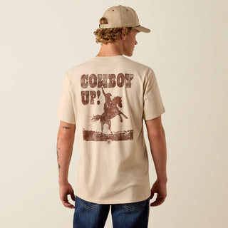 Ariat Cowboy Up Classic Fit T-Shirt(Natural)10073414