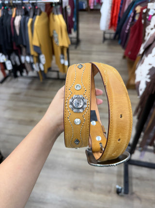 LS Conchos Women’s Western Belt (Honey)
