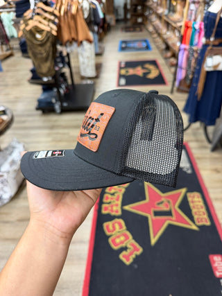 Ariat Men’s Leather Logo Patch (Black) A300086201