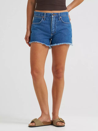 Wrangler Reworked High Rise Short (Dark Stone) WBRWSDS