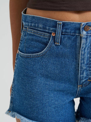 Wrangler Reworked High Rise Short (Dark Stone) WBRWSDS