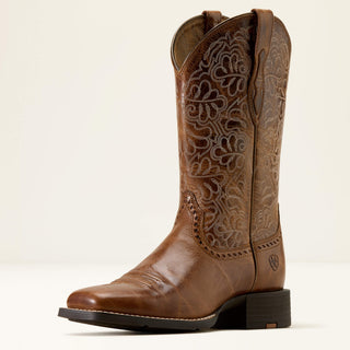 Ariat Womens Round Up Remuda Boots (Aged Tan) 10074322