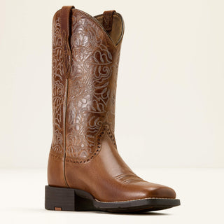 Ariat Womens Round Up Remuda Boots (Aged Tan) 10074322
