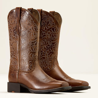 Ariat Womens Round Up Remuda Boots (Aged Tan) 10074322