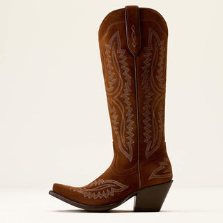 Ariat Ladies Casanova Oiled Tan Suede Western Boot 10080418