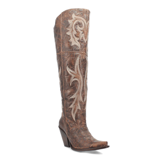 Dan Post Women’s Jilted Knee High Boots (Brown) DP3709