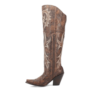 Dan Post Women’s Jilted Knee High Boots (Brown) DP3709