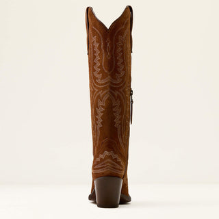 Ariat Ladies Casanova Oiled Tan Suede Western Boot 10080418