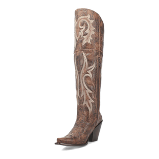 Dan Post Women’s Jilted Knee High Boots (Brown) DP3709