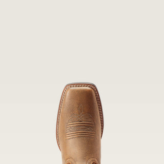 Ariat Women’s Round Up Wide Square Toe Boot (Bare Brown) 10044431