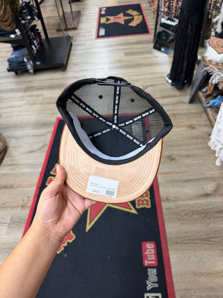 Rodeo Bully Flat Billed Cap (Black/Rust) RBH0010558