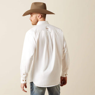 SOLID TWILL FTD LS SHRT(White)-10034230