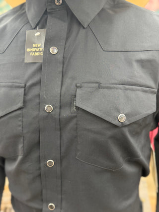 Ariat Everything Long Sleeve Snap Shirt(Black)-10079802