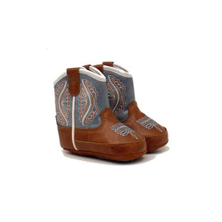 Ariat Infant Lil Stompers Shelby Blue & Brown Boots A442002308