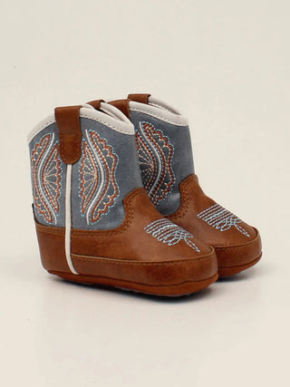Ariat Infant Lil Stompers Shelby Blue & Brown Boots A442002308