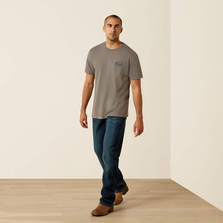 Ariat Men’s Paintriot T-Shirt (Smoked Pearl) 10071193