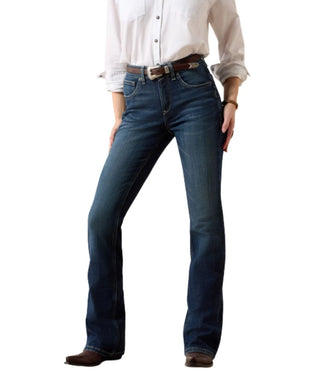 High Rise Mazie Boot Cut Jeans(Plumas)-10078920