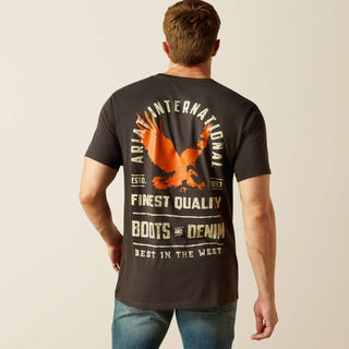Ariat Eagle Large T-Shirt(VINTAGE BLACK)-10062427