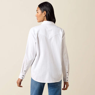 Ariat Silver Horizon Western Snap Shirt(White)-10079428