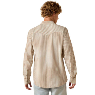 Ariat Men's Retro Hesper Sandshell Stripe Fitted Snap Shirt 10071090