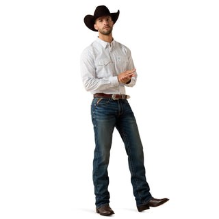 Ariat Men's Terence Classic Fit SnapShirt(White Geo Print) -10071722