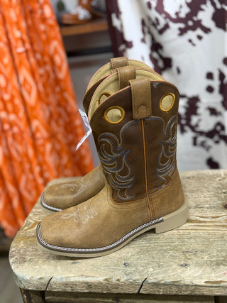 Smoky Mountain Owen Kids Boots (Vintage Brown/Brown Oil)-3651