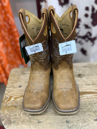 Smoky Mountain Owen Kids Boots (Vintage Brown/Brown Oil)-3651