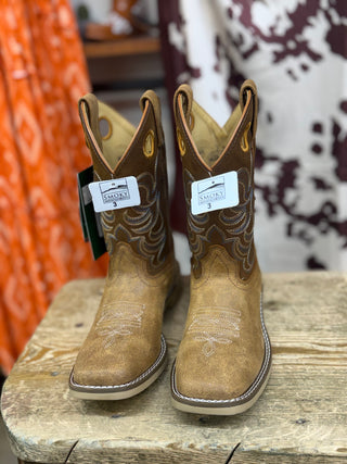 Smoky Mountain Owen Kids Boots (Vintage Brown/Brown Oil)-3651