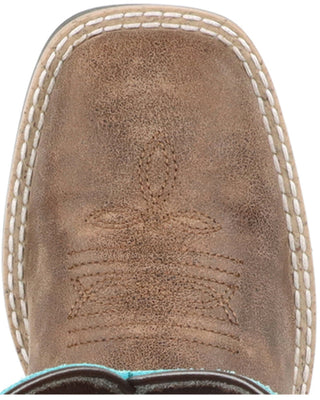 Smoky Mountains Kids Square Toe (Blue/Brown) 3408Y/C
